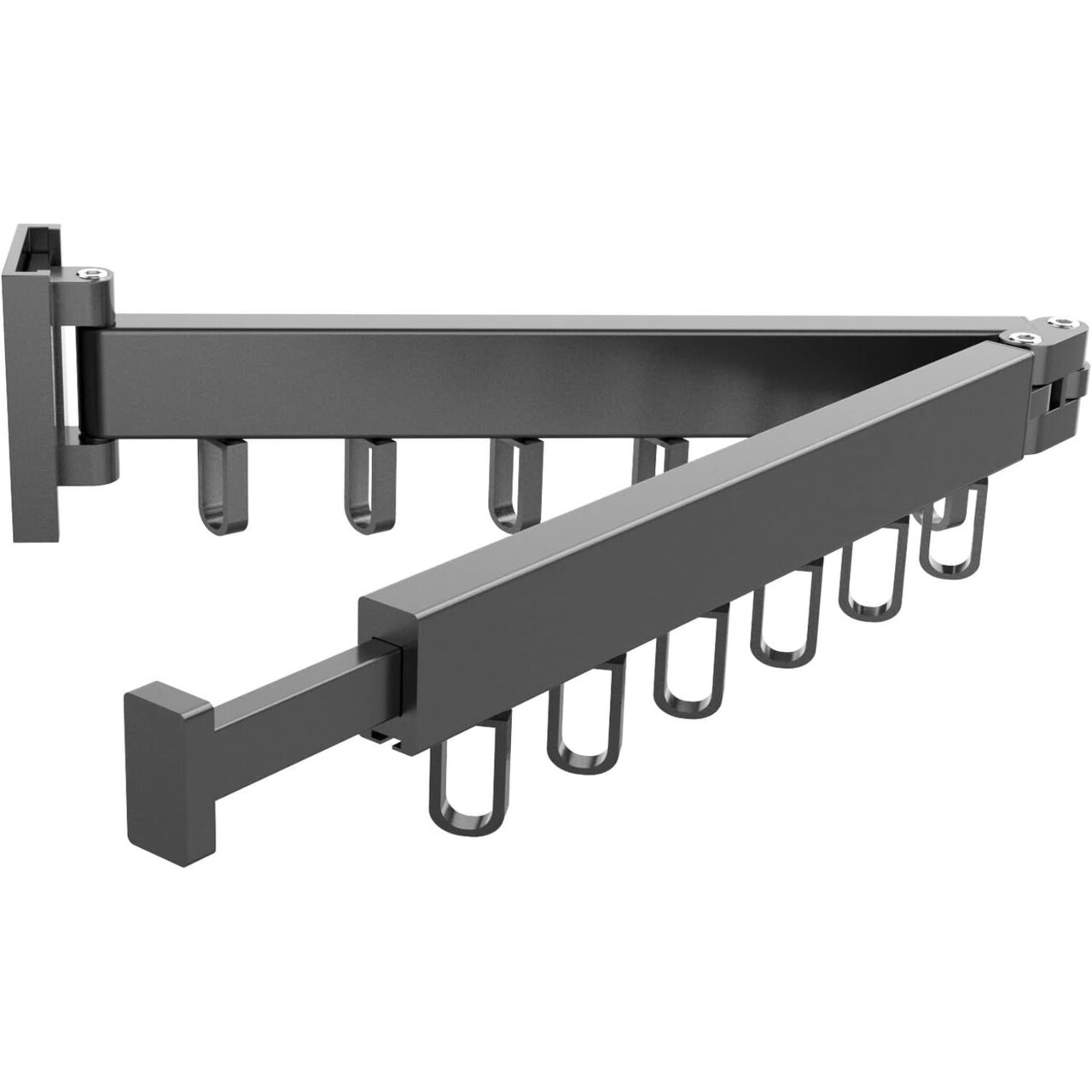 SKUSHOPS Drying Rack Clothing Wall Mounted Clothes Drying Rack Retractable Clothesline Indoor Laundry Room Organization